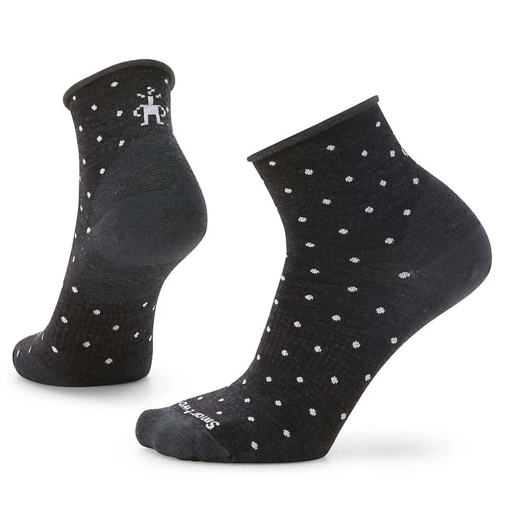 Smartwool Everyday Classic SW001840 Dot Ankle Socks Unisex M Charcoal GBO2841